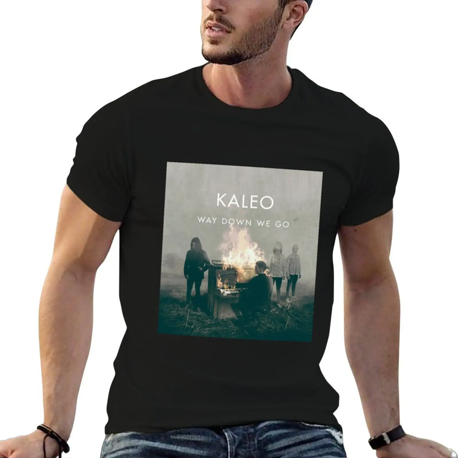 KALEO tshirt quality ayam cotton FF man man t shirt T-Shirt tour high