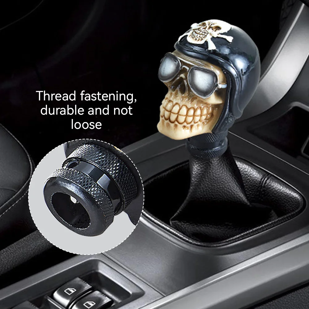 Personality Modification Car Gear Shift Knobs Skull Head Gear Manual Transmission Gear Shift Knob Shifter Lever