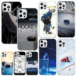 Ice Hockey Rink Sport Phone Case For Iphone 17 Air 16 15 Plus 16E 14 Pro Max 13 Mini 12 11 7 8 SE Fundas Soft Back Cover 17 Air