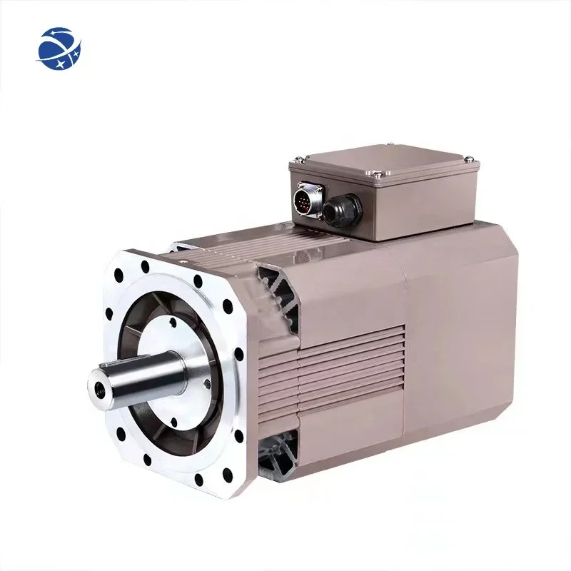 Spindle use servo motor 11kw 380v max speed 8000rpm servo motor with encoder rated speed 1500rpm spindle motor