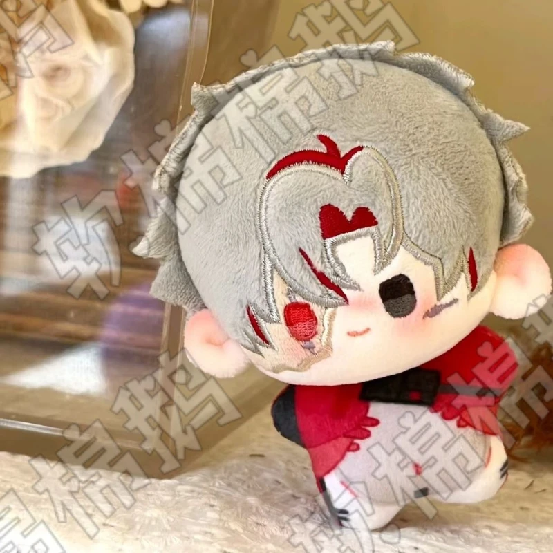 10cm Anime juego Wuthering Waves cicatriz Kawaii Cosplay muñeca de algodón estrella de mar cuerpo Mini peluches suaves llavero figuras de juguete regalo para seguidores