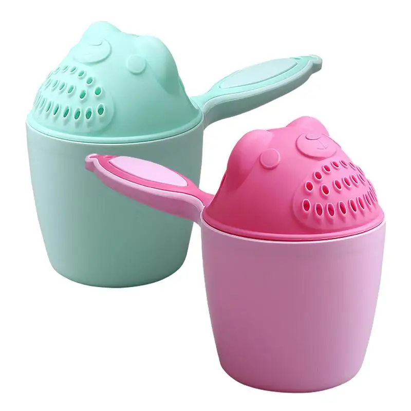 Baby Shower Shampoo Cup Shower Head Rinse Cup Waterfall Baby Bath Shampoo Rinse Cup Multifunctional toddler Bathing Supplies