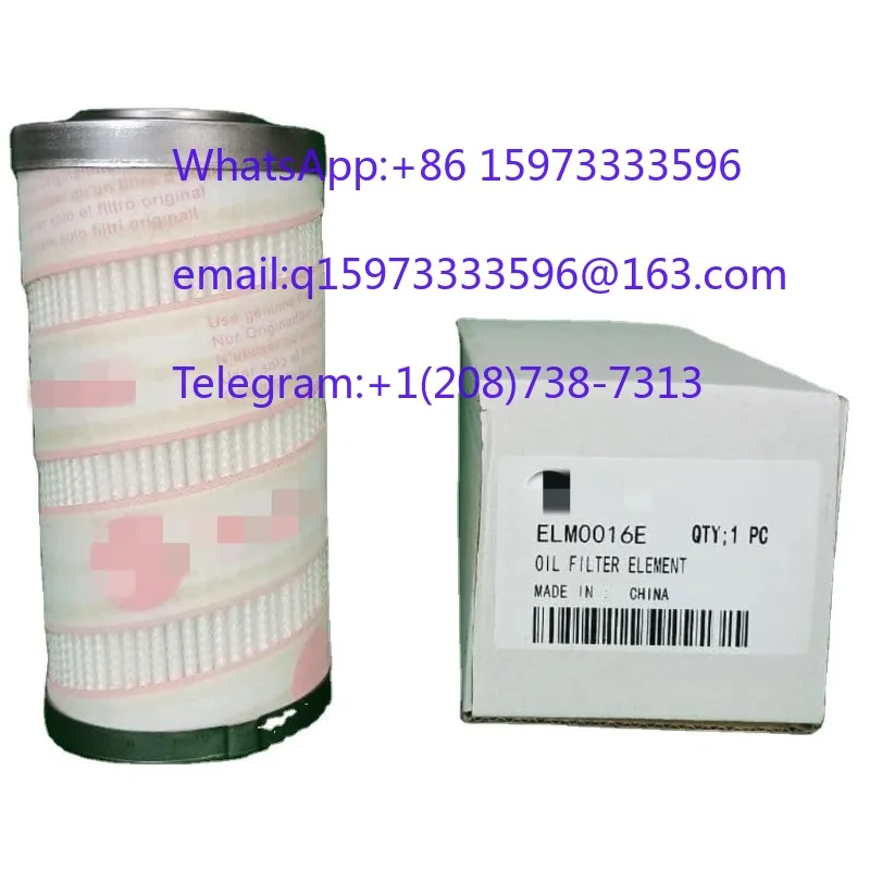 Industrial Hydraulic Oil Filter and High Efficiency Filter Element Models ELM 0016E and ELM0016E for Fluid Power Systems