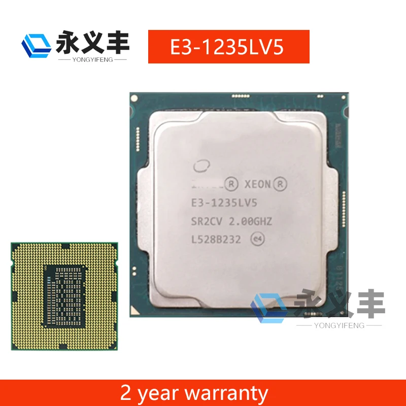 Recensione e Valutazione del Processore Intel Xeon E3-1235LV5 per Server