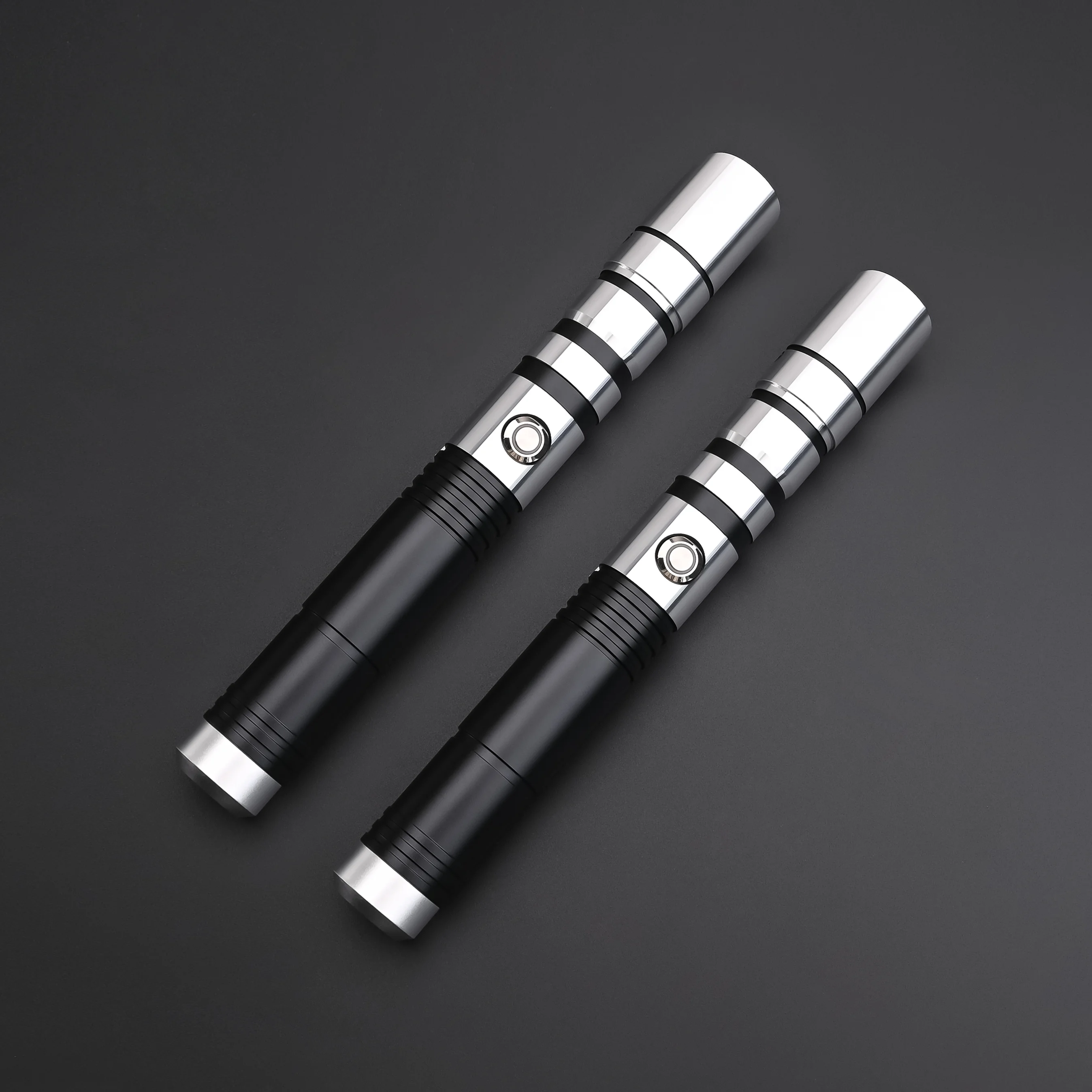 Txqsaber dupla borda a02 duelo pesado rgb 12 cores combate jedi sabre espada blaster brinquedo luminoso laser cosplay controle de gestos