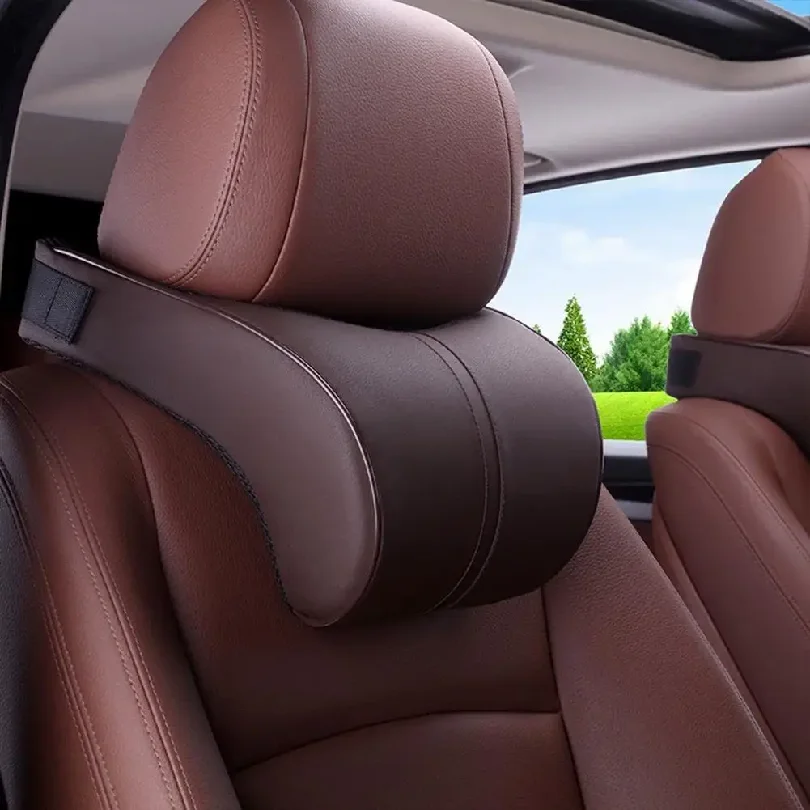 Car Headrest Pillow - Memory Foam Cushion with Ergonomic Design for Ultimate Pressure Relief Long Drive Comfort 5