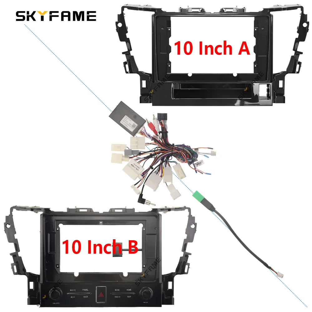 

SKYFAME Car Frame Fascia Adapter Canbus Box Android Radio Dash Fitting Panel Kit For Toyota Alphard 30 Serices Vellfire