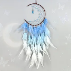 New Dreamcatcher Wall Hanging Decor Girl'S Bedroom Decoration Gift Handmade Feather Dream Catcher Wind Chimes Home Decoration
