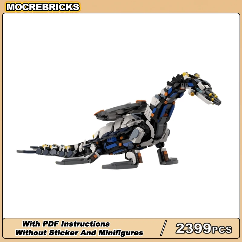 

Игра Mech Series MOC Tide Sea Monster Robot Building Block DIY Сборка Боевой автомат Модель Оригинальные наборы для коллекции кирпичей