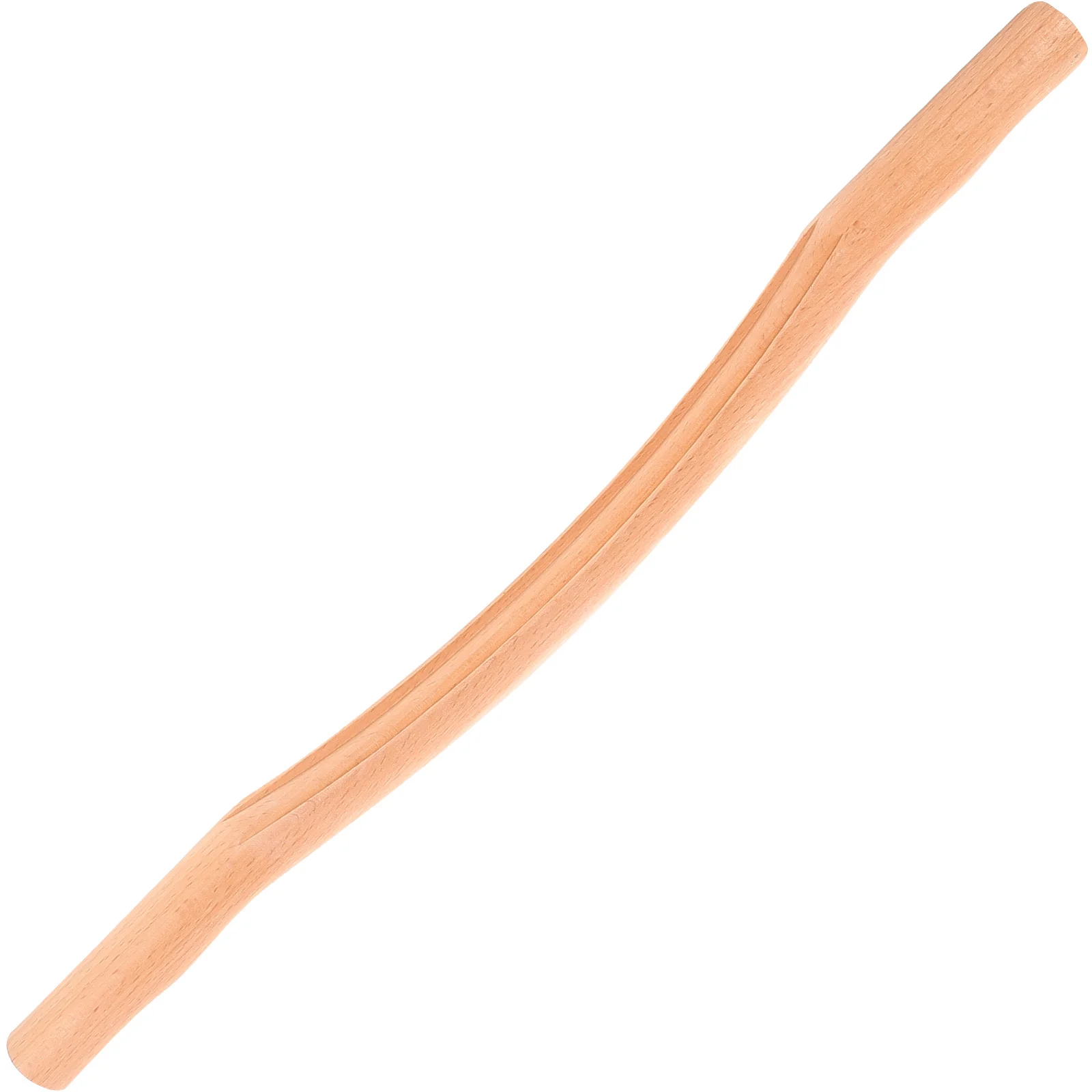 

Beech Wood Guasha Stick H held Scraper Body Massager Foot Head Dough Pain Relief Spa Tools Travel Lightweight