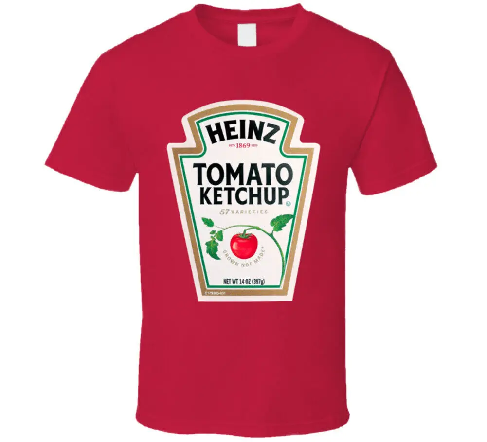 Camiseta de disfraz de Halloween, Ketchup de tomate, Heinz
