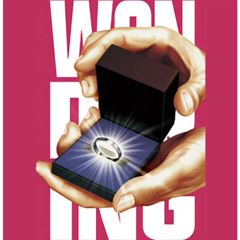 Wonder Ring Pro Pyramid Broken Mirror Restoration Poker Cube Close Up Illusions Gimmicks Mentalism Magic Trick Magician Games