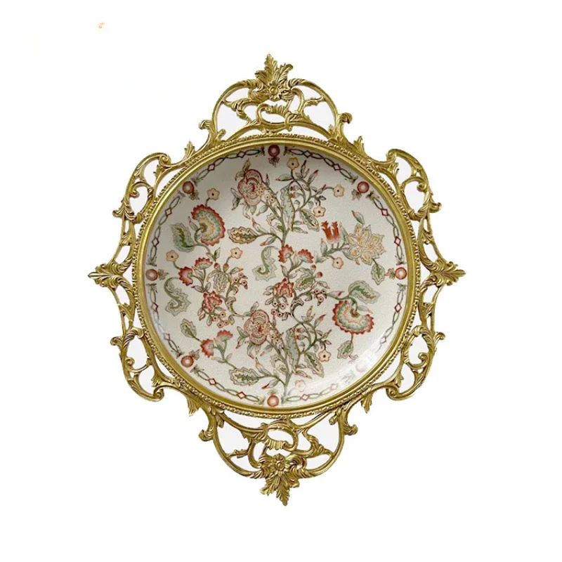 

Handmade Round Wall Decorative Hanging Nordic Wall Plates Decor Ceramic