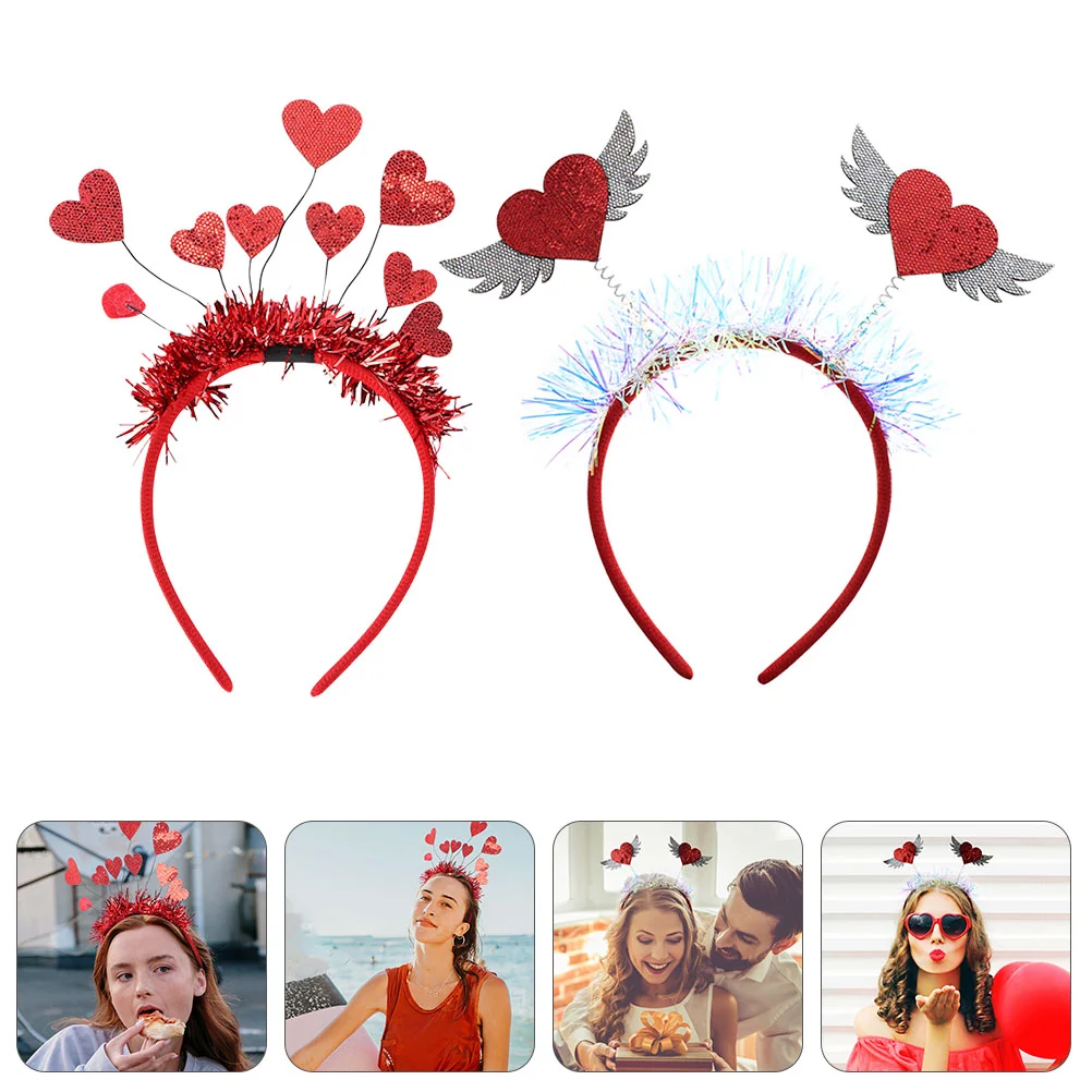 

Party Love Headband Decoration Valentine's Day Hair Hoop Clothing Costume Accessories for Girls