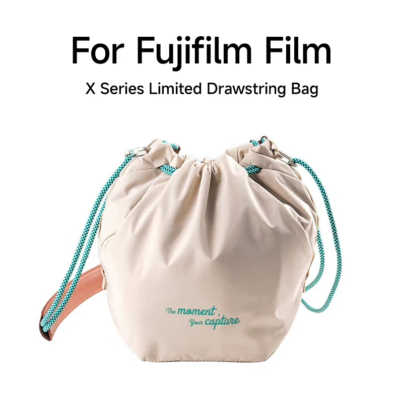 

Pro Mirrorless Camera Bag for Fujifilm X-T5 X-T4 X-H2 X-S20 - Ivory White with Magnetic Pocket & Protection