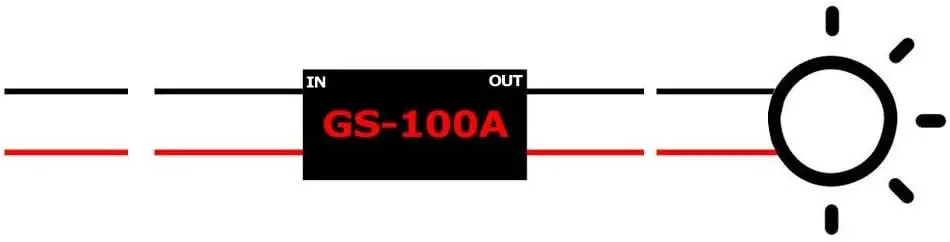 GS-100A Flash Strobe Controller Flasher Module For Car LED Brake Stop Light Lamp CD0102 12V/24V Short Circuit Protection