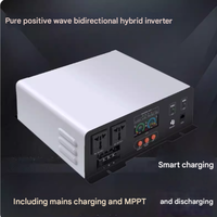 Pure Sine Wave Inverter DC24V 1500W-5000W Hybrid Inverter with MPPT 1.5KW UPS Solar Inverter for Home And RV Power System