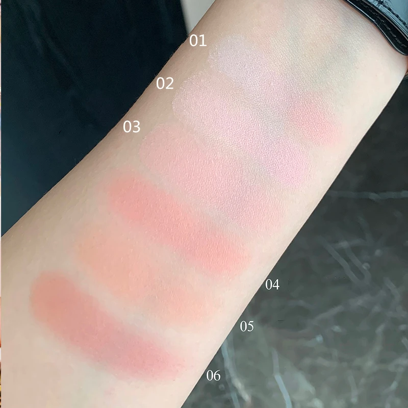 Cricus Gradient Blush Palette 5G 섬세한 엠보싱 매트 안료 누드 내추럴 여성 페이스 메이크업 화장품