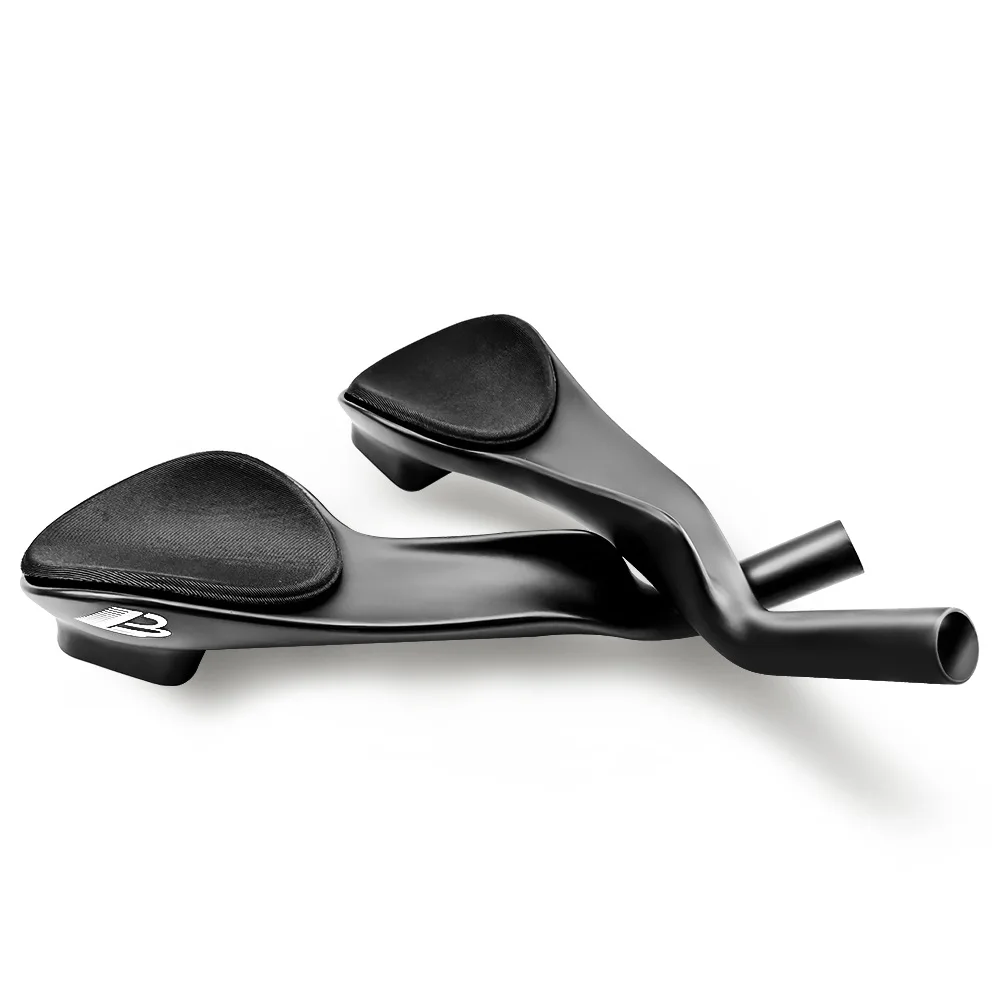 Carbonfaser-Lenkerverlängerungen mit Einstellbarer Höhe & Winkel, TT-Lenker in Schaufelform für Triathlon-Fahrräder – Detail 3
