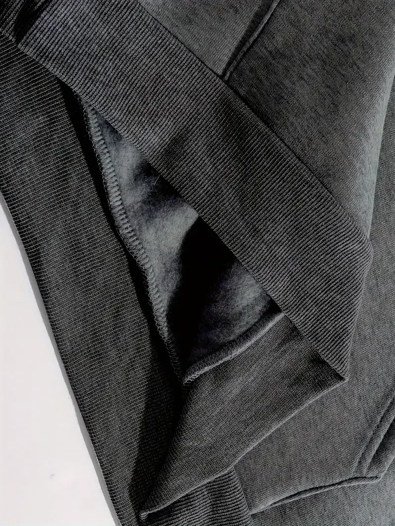 سويت شيرت بقلنسوة بطبعة حيوانات كرتونية للرجال، بلوفر فضفاض بنسبة 50% من البوليستر على طراز الشارع مع جيوب #4