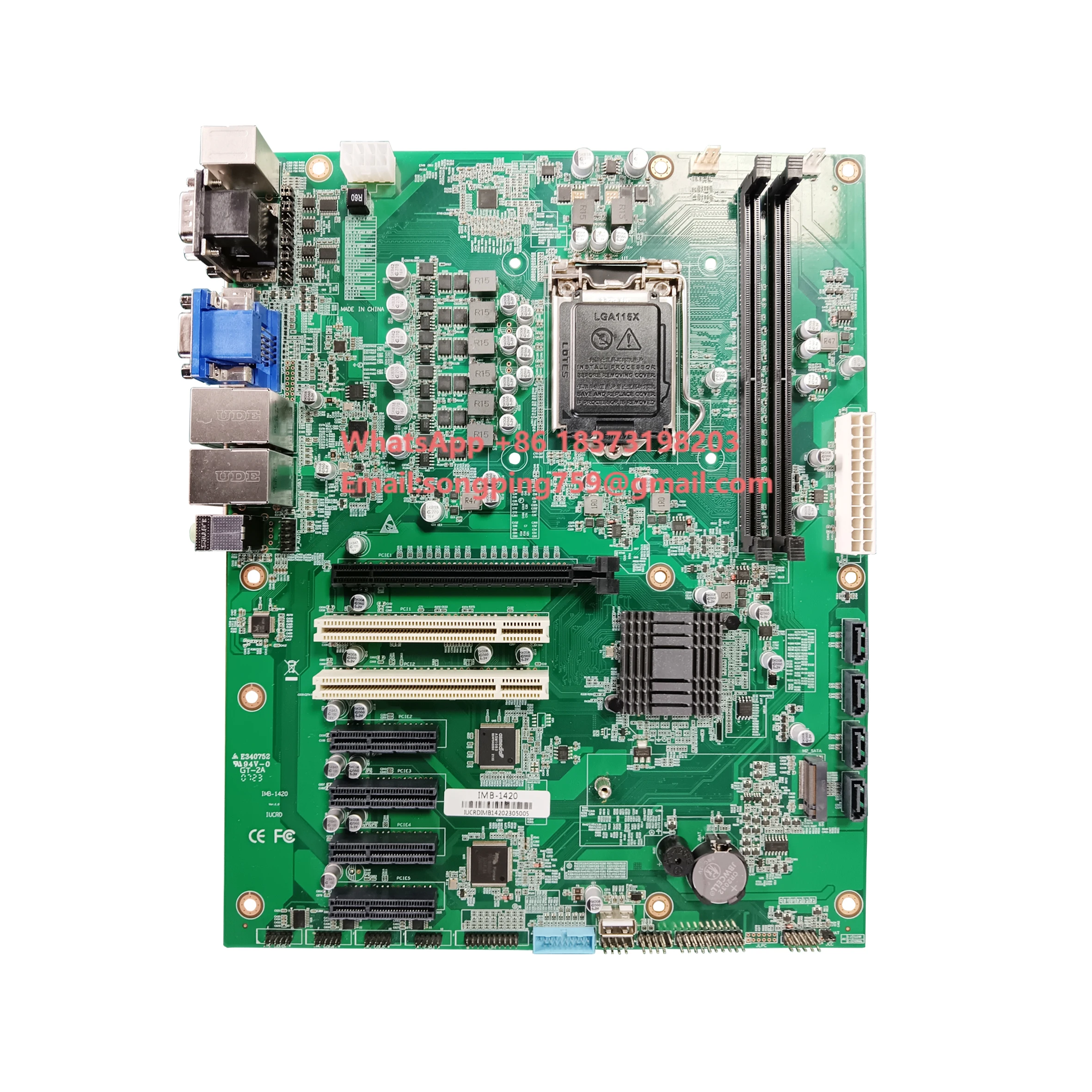 

New Design Fashion Reliable LGA1200 Socket Dual Port Multi-Display Support Industrial Motherboard for Control Panels