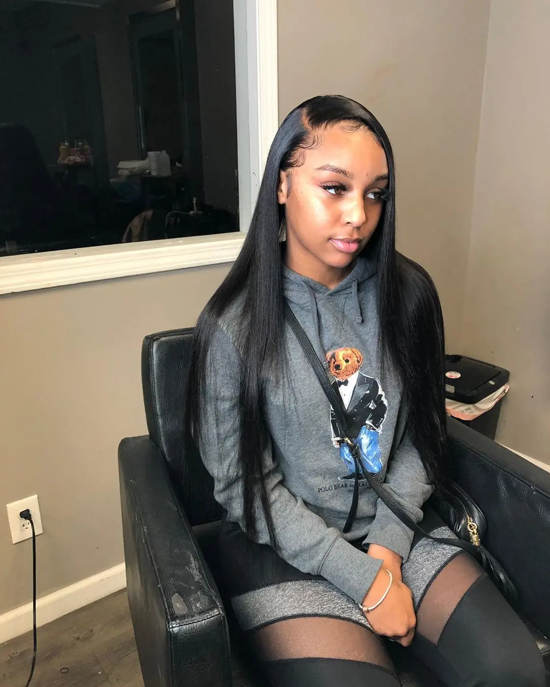 13x6 HD Lace Front Bone Straight Wig Natural Color Brazilian Virgin Human Hair Wigs Pre Plucked Baby Hair For Black Women 26 32 Inch 200% Density Lace Frontal Hair