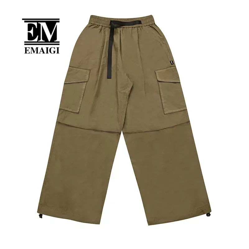 

Summer Men Loose Casual Straight Wide Leg Cargo Pants Women Oversized Trousers Jogger Sweatpant Cityboy Girls Outdoor Pants