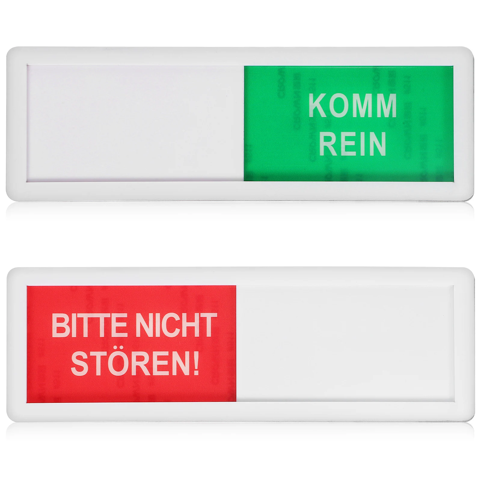 

2pcs Sliding Door Sign Privacy Protection High Visibility Office Desk Conference Room Signs Occupied Vacant Indicator