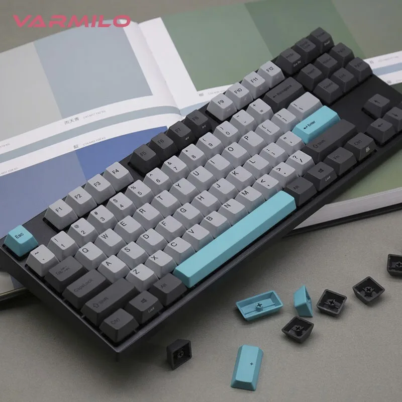 Varmilo Moonlight 87 Wireless Mechanical Keyboard Hot Swap Ergonomic E-sports Gaming Keyboard Gamer Office PC Accessories