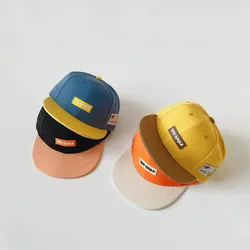 Spring Summer Baby Hats Letter Pattern Baseball Caps For Kids Boys Girls Cotton Children Sun Hat