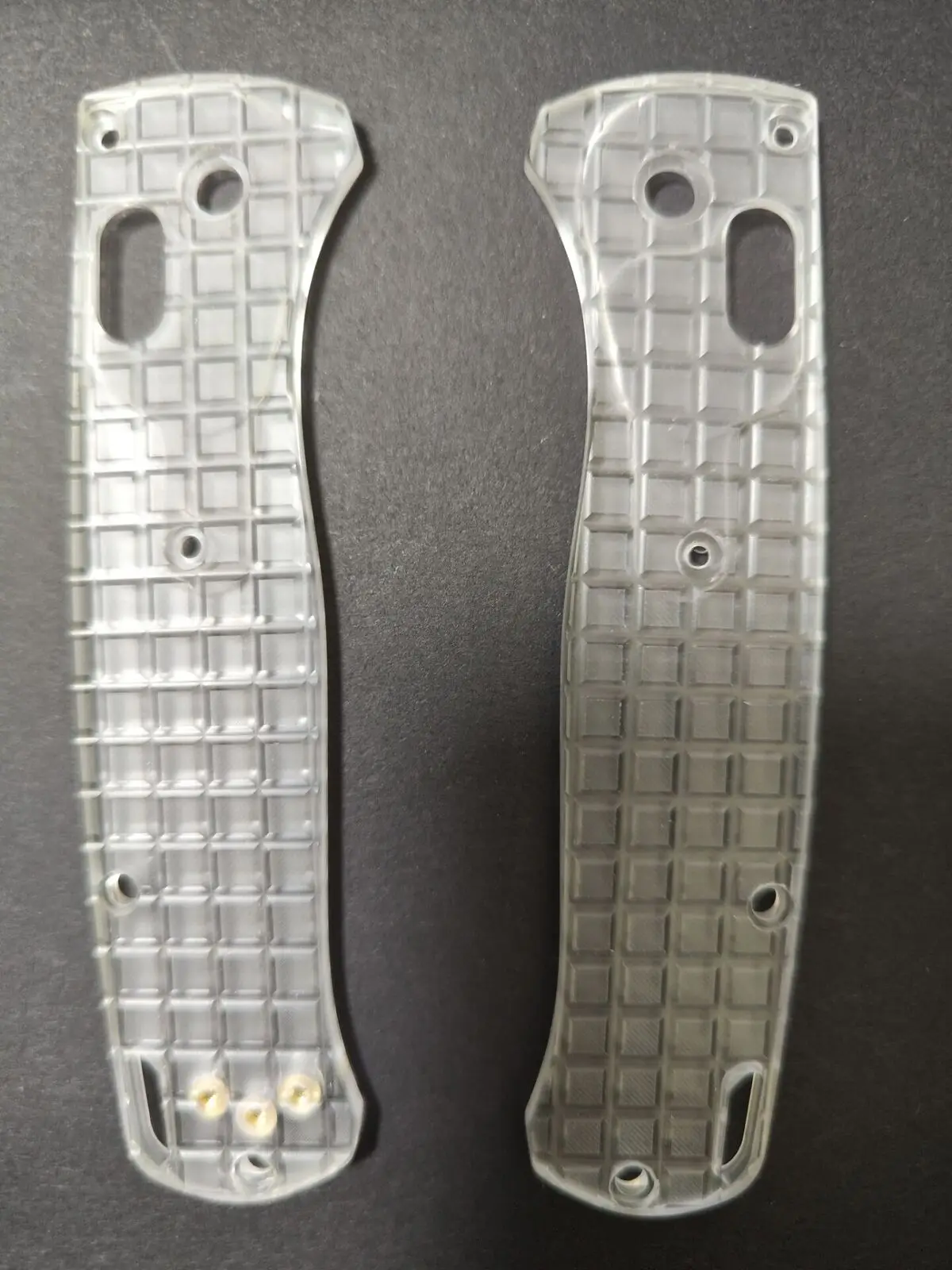 

1 пара прозрачных акриловых весов с ручкой ножа для ножей Benchmade Bugout 535