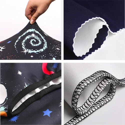 Imagen 2 del producto Cubierta protectora elástica gruesa para equipaje, traje con cremallera para bolsa de 18-32 pulgadas, fundas para maleta, cubierta para carrito, accesorios de viaje