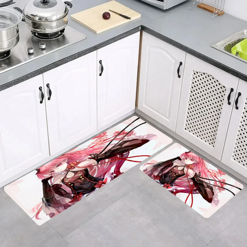 

Home Anime S-Seraph Of The End Kitchen Mat Living Room Balcony Doormat Entrance Door Rugs Carpets Foot Carpet Rug Mats Bathroom