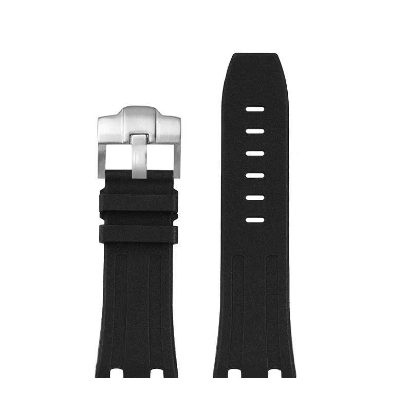 Audemars pロイヤルオークウォッチバンドap用、オフショアラバーストラップ、メンズ28mm、42mm、28mm、15703、15710、26470