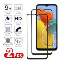 2Pcs 9H Hardness Tempered Glass For Samsung Galaxy M11 M12 M13 M14 A11 A12 A13 A14 A15 4G 5G Screen Protector Transparent Film