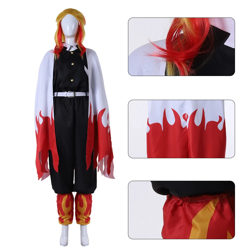 لهب هاشيرا تأثيري موحدة كيمونو كامل مجموعة أنيمي مفصلة لهب هاوري الكابتن معطف للعب دور مرحلة اتفاقية أنيمي