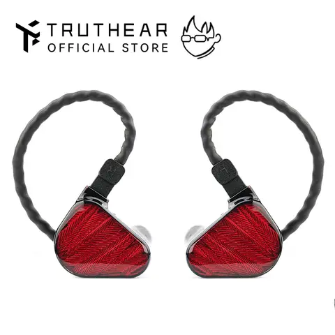 TRUTHEAR x Crinacle ZERO:RED hörlurar In-Ear-hörlurar med dubbla dynamiska element och 0,78 mm 2-polig kabel 8 best sales måndroppe skymning - №6