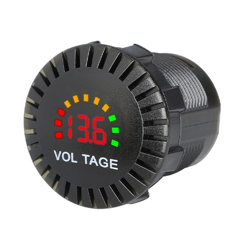 12V-24V Voltmeter LED Display Digital Voltmeters 8V-30V Meter Gauge Drop Shipping