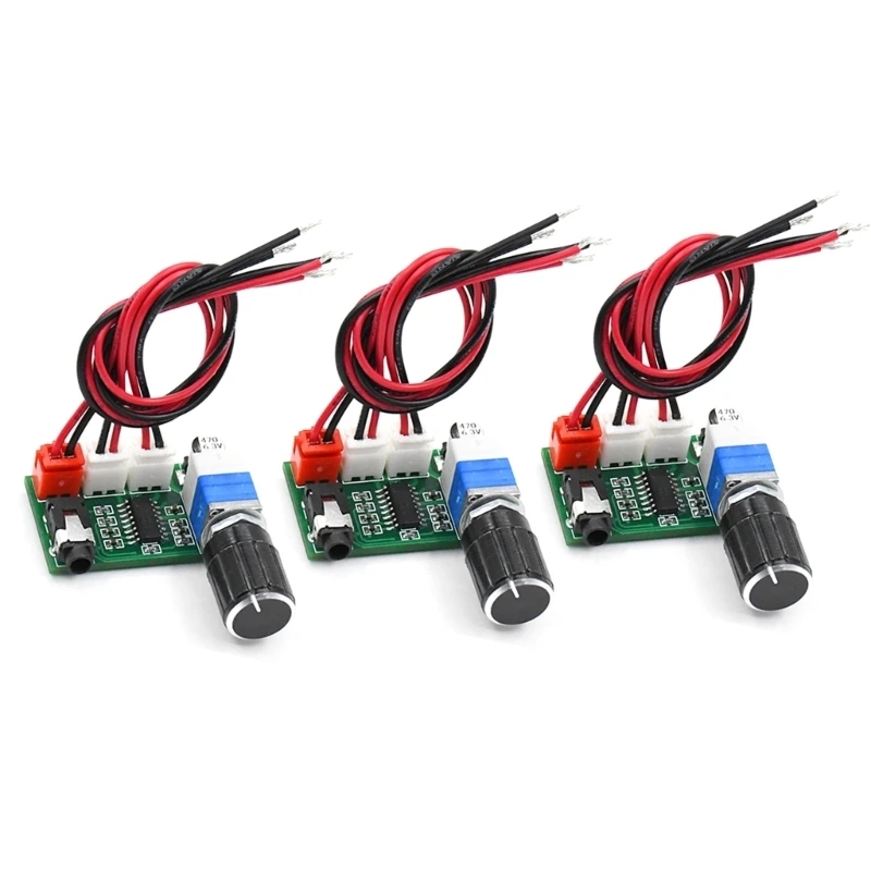 96GD Double Channel Digital Sound Amplifier Board With Voice Knob And Input For DIY Sound Project 3W X 2 Output
