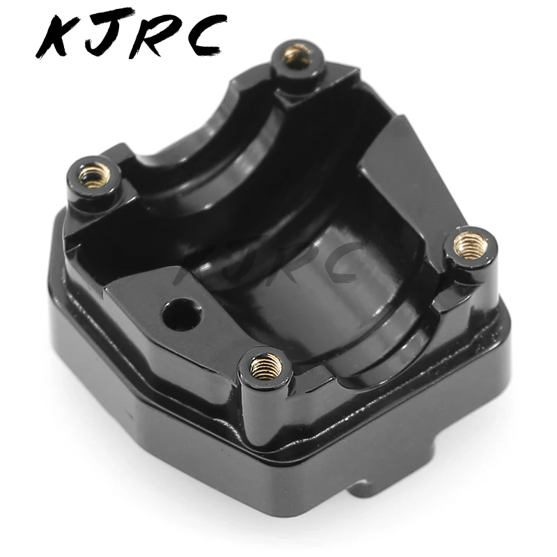 KJRC 2pcs สีดําเคลือบทองเหลือง Differential สําหรับ Axial SCX10 PRO 1/10 RC Crawler รถอะไหล่อัพเกรดอุปกรณ์เสริม