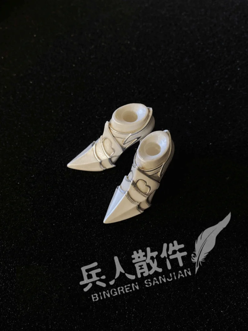 J2-5 TBLeague 1/6 Female Shoes PL2022-195B Leg Armor Heels Boots for 12'' White