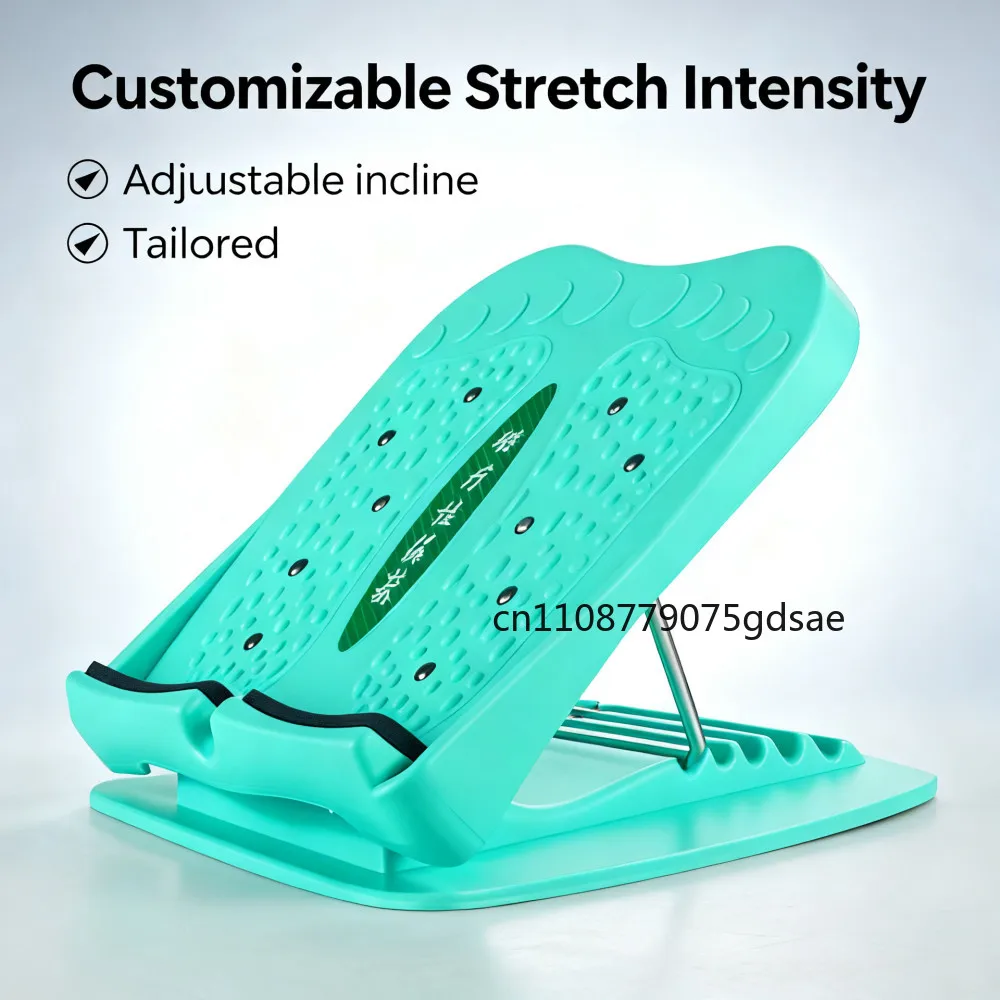 Adjustable Straight Leg Incline Board Leg Shaping Stretching Calf Massage Magnet Stretching Board Sports Calf Stretching Board