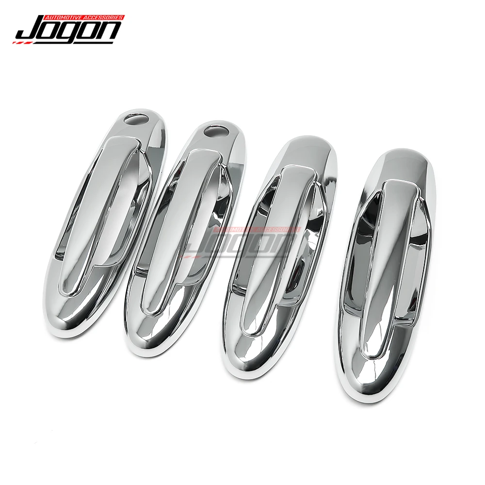 Side Door Handle Cover Trim Bowl For Toyota Land Cruiser 100 LC100 1998-2007 For Lexus LX470 Accessories ABS Chrome Silver