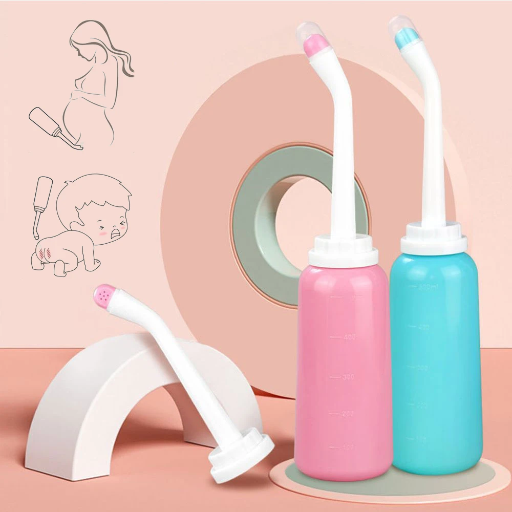 

500ML Baby Butt Showers Mom Cleaning Bottle for Postpartum Essentials Feminine Care Mom Washer for Perineal Recovery Cleansing