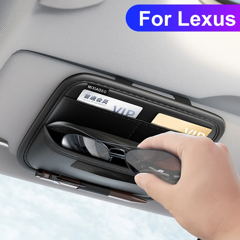 For 2003-2026 2025 Lexus ES Rx LX600 LX570 NX GX UX CT LN IS 260 200 450 460 300H 400H Interior Visor Glasses Box Accessories