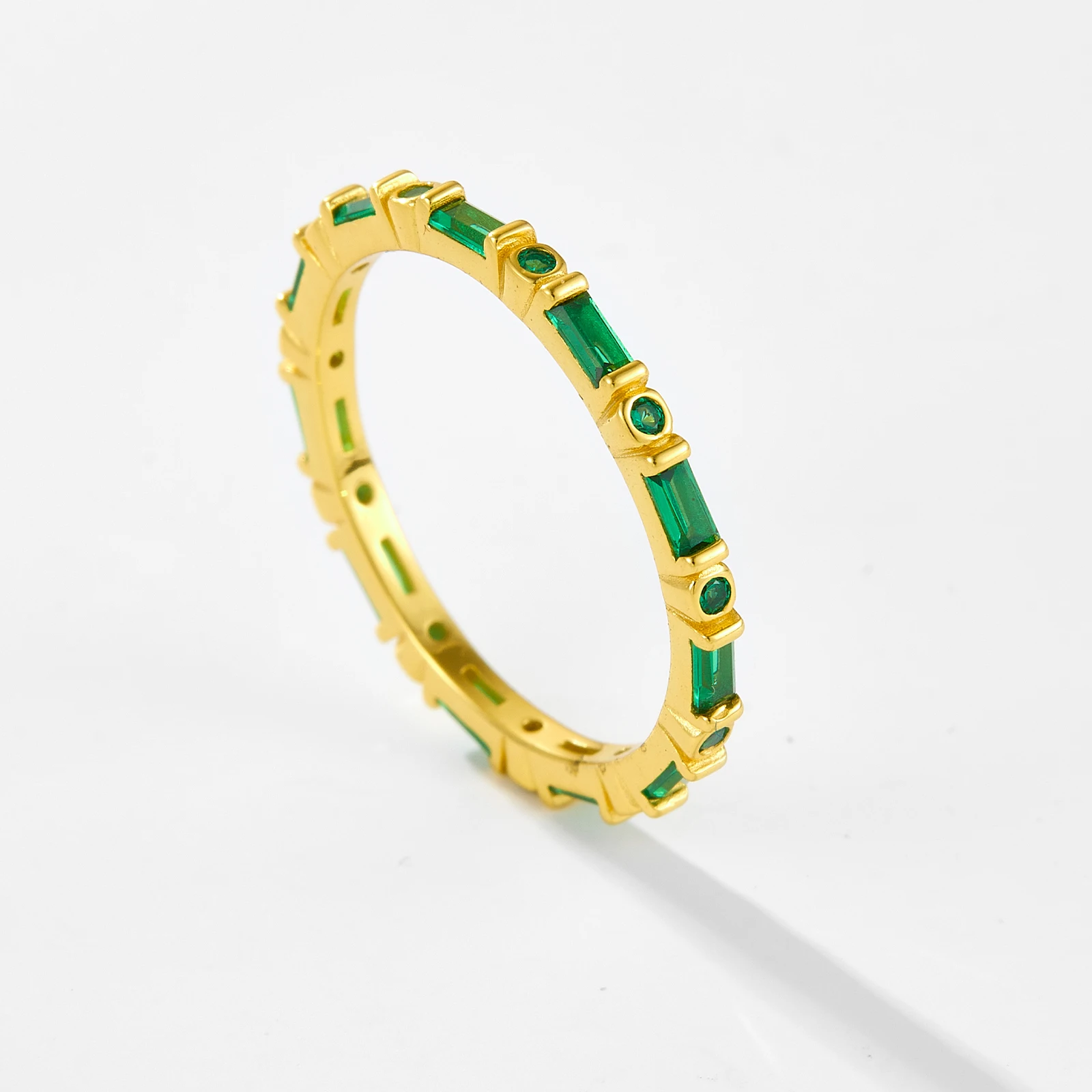 ANDYWEN 925 Sterling Silver Gold Green Black Chain Earring Cross Necklace Ring Jewelry Set Anillo Fino Sabrina Zircon Jewels