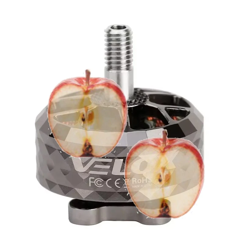 T-Motor VELOX VELOCE V2208 V2 1750KV 1950KV 2450KV 4-6S Brushless Motor W/4mmTitanium Alloy Shaft 5inch Propeller for FPV Drone