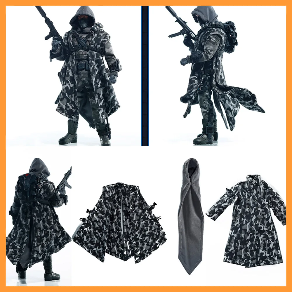 

1/12 Mezco Gijoe Serie Firefly & Cobra Soldier Universal Camouflage Coat Cloak Set for 6inches Action Figure Model Toys DIY