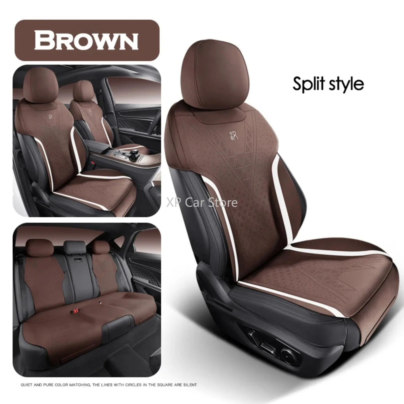 

High Auto Car Seat Cushion Cover for BYD Han Four Seasons Universal Half Package Seat Aviation Turn Fur