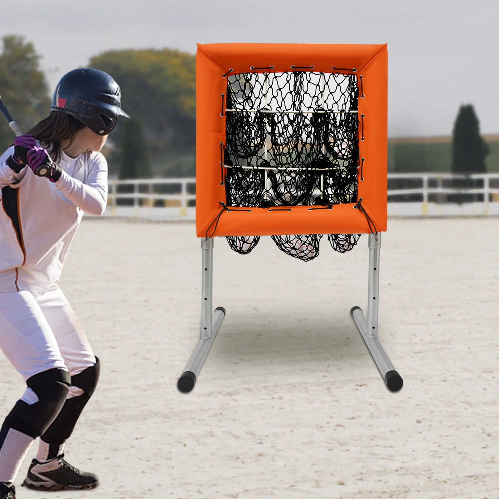 Baseball Training Equipment for Hitting Pitching Practice Baseball Training Net Baseball Pitching Training-Device